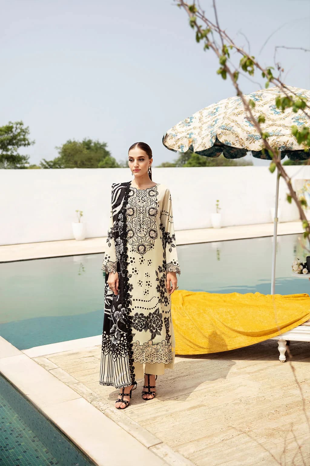 Ramsha Unstitched Lawn N-602