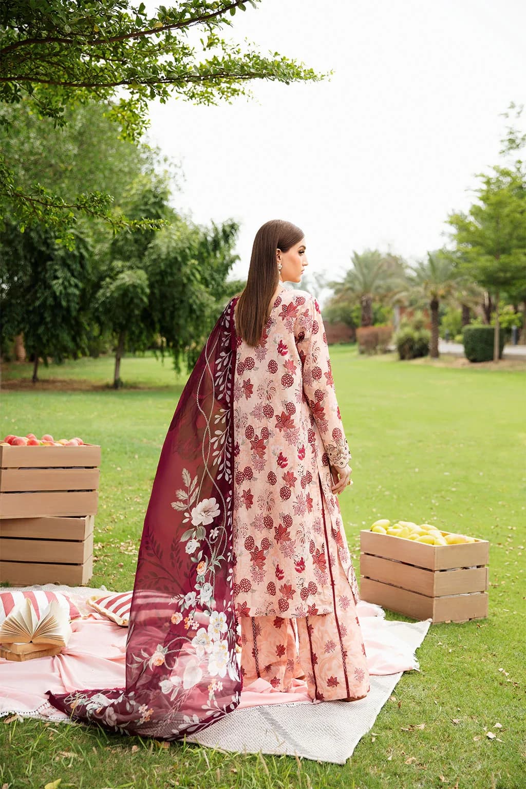 Ramsha Unstitched Lawn N-605