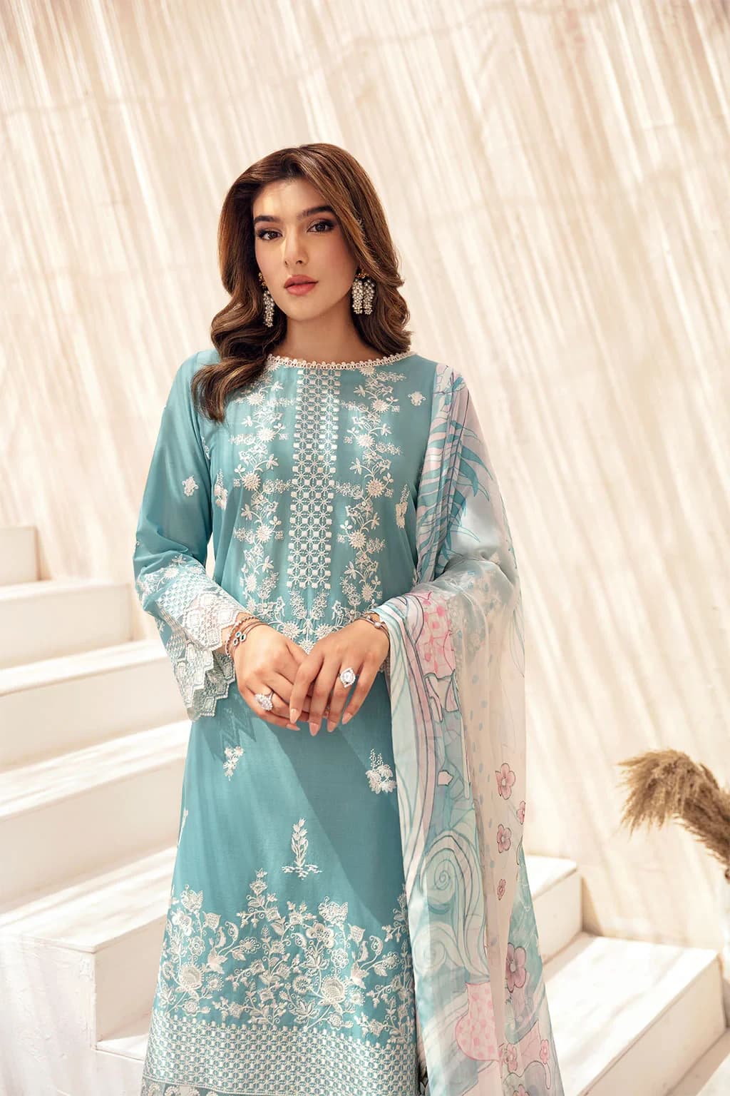 Ramsha Unstitched Lawn Z-1004