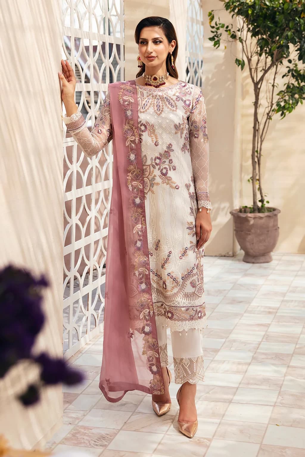 Ramsha Unstitched Chiffon A-902