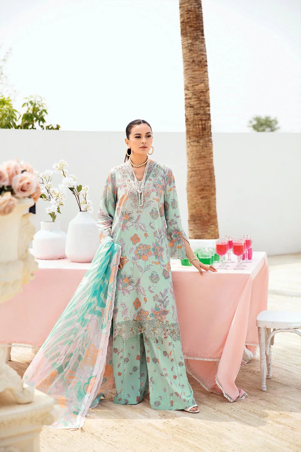 Ramsha Unstitched Lawn N-607